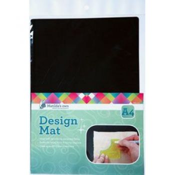 Black Applique Design Mat